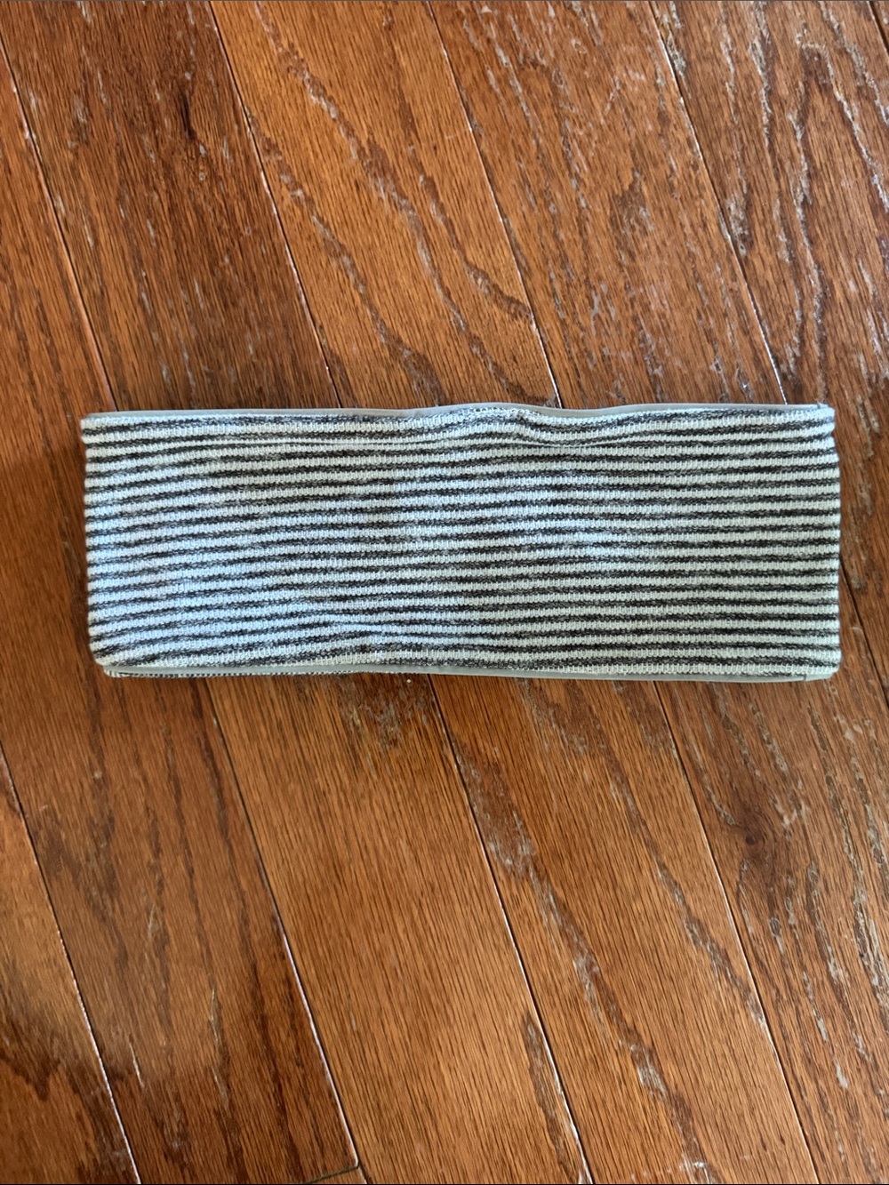 Lululemon Striped Knit Running Headband - Black & White